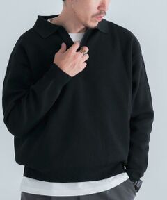 『抗菌/マシンウォッシャブル/UVカット』ミラノリブ スキッパーニットインナーセット