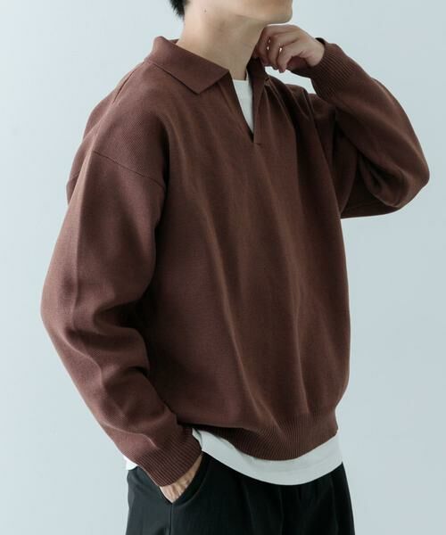 URBAN RESEARCH ITEMS / アーバンリサーチ アイテムズ ニット・セーター | 『抗菌/マシンウォッシャブル/UVカット』ミラノリブ スキッパーニットインナーセット | 詳細3