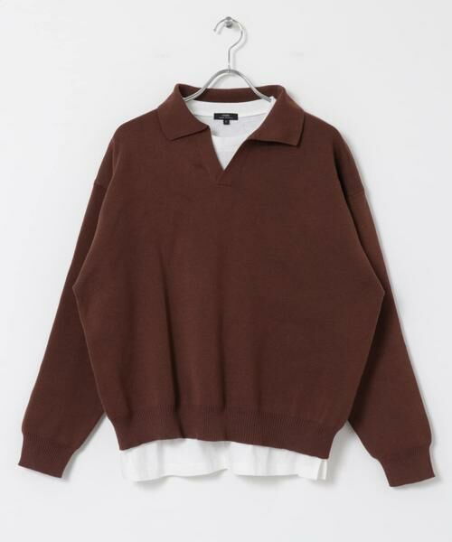 URBAN RESEARCH ITEMS / アーバンリサーチ アイテムズ ニット・セーター | 『抗菌/マシンウォッシャブル/UVカット』ミラノリブ スキッパーニットインナーセット | 詳細9