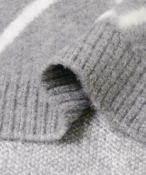 URBAN RESEARCH ITEMS / アーバンリサーチ アイテムズ ニット・セーター | ラインダイヤ クルーネック シャギーニット | 詳細20