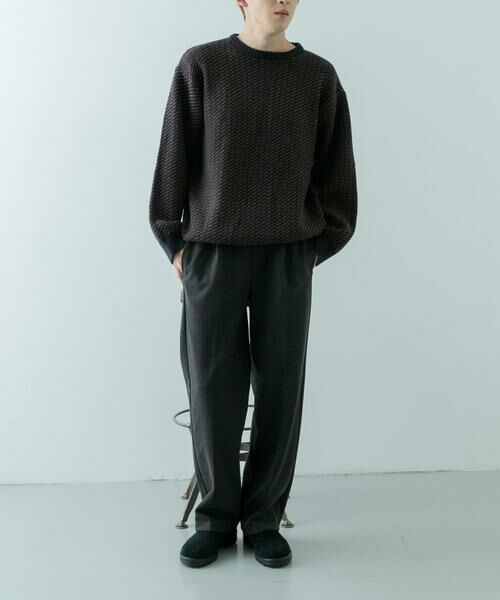URBAN RESEARCH ITEMS / アーバンリサーチ アイテムズ ニット・セーター | マシンウォッシャブル バーズアイ クルーニット | 詳細8