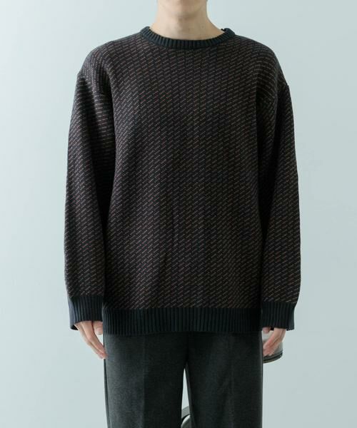 URBAN RESEARCH ITEMS / アーバンリサーチ アイテムズ ニット・セーター | マシンウォッシャブル バーズアイ クルーニット | 詳細9