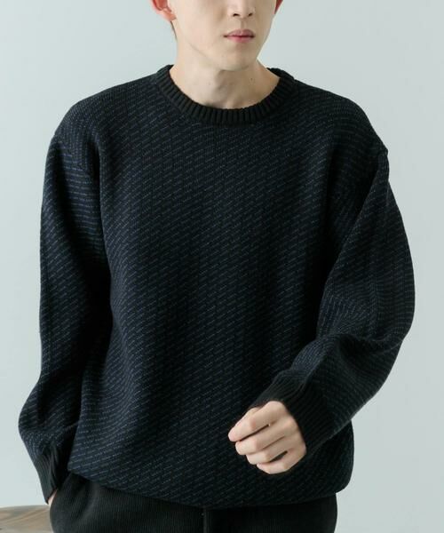 URBAN RESEARCH ITEMS / アーバンリサーチ アイテムズ ニット・セーター | マシンウォッシャブル バーズアイ クルーニット | 詳細17