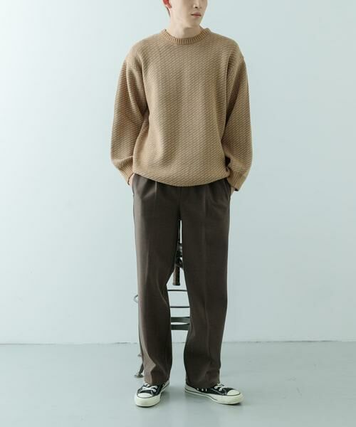 URBAN RESEARCH ITEMS / アーバンリサーチ アイテムズ ニット・セーター | マシンウォッシャブル バーズアイ クルーニット | 詳細27
