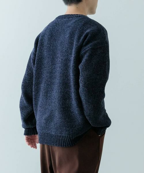 URBAN RESEARCH ITEMS / アーバンリサーチ アイテムズ ニット・セーター | カレッジロゴ モール クルーネック ニット | 詳細8