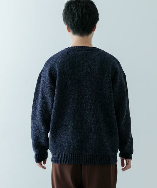 URBAN RESEARCH ITEMS / アーバンリサーチ アイテムズ ニット・セーター | カレッジロゴ モール クルーネック ニット | 詳細12