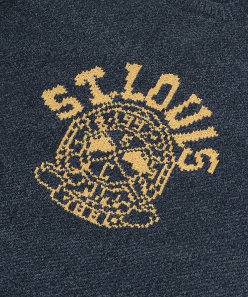 URBAN RESEARCH ITEMS / アーバンリサーチ アイテムズ ニット・セーター | カレッジロゴ モール クルーネック ニット | 詳細14