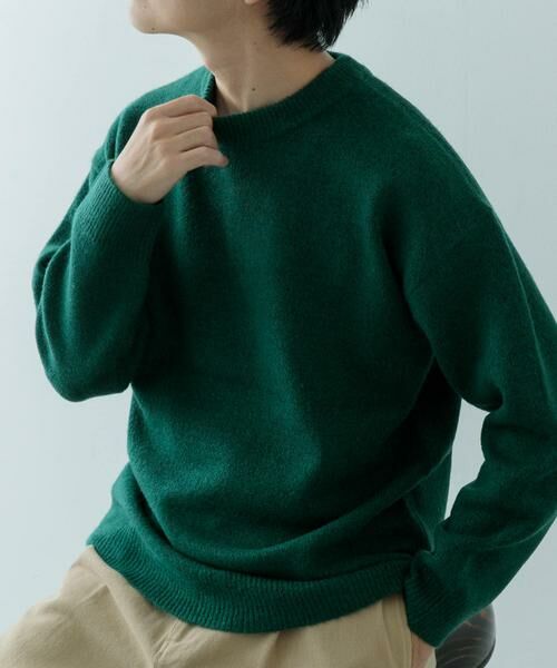 URBAN RESEARCH ITEMS / アーバンリサーチ アイテムズ ニット・セーター | クルーネック メランジニット プルオーバー | 詳細1