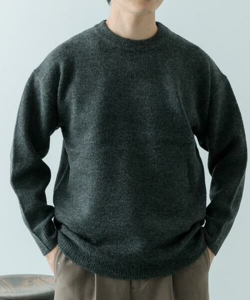 URBAN RESEARCH ITEMS / アーバンリサーチ アイテムズ ニット・セーター | クルーネック メランジニット プルオーバー | 詳細18