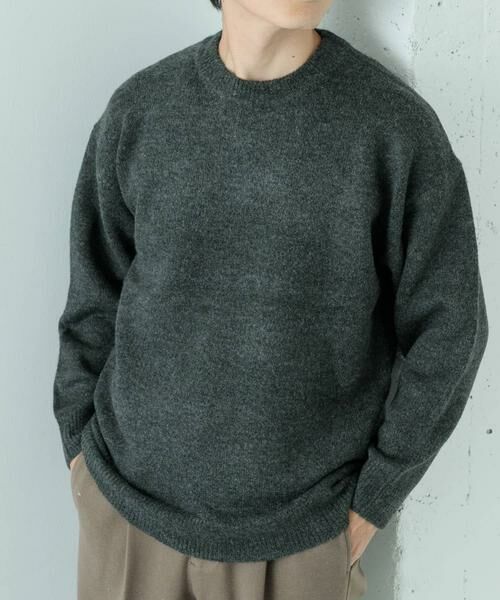 URBAN RESEARCH ITEMS / アーバンリサーチ アイテムズ ニット・セーター | クルーネック メランジニット プルオーバー | 詳細19