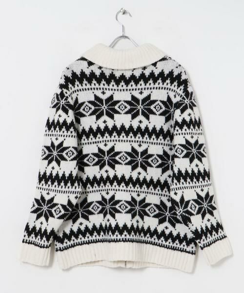 URBAN RESEARCH ITEMS / アーバンリサーチ アイテムズ ニット・セーター | カウチン ジップアップ ニットジャケット | 詳細10