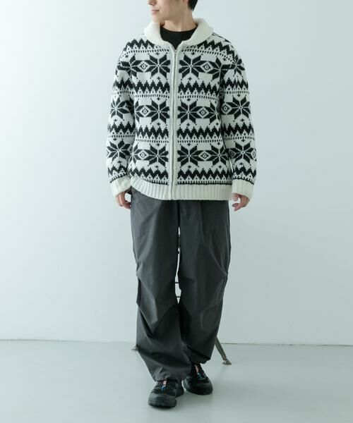 URBAN RESEARCH ITEMS / アーバンリサーチ アイテムズ ニット・セーター | カウチン ジップアップ ニットジャケット | 詳細6