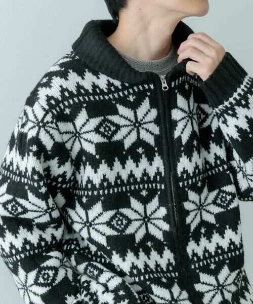 URBAN RESEARCH ITEMS / アーバンリサーチ アイテムズ ニット・セーター | カウチン ジップアップ ニットジャケット | 詳細14