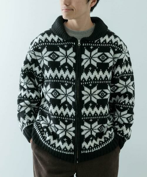 URBAN RESEARCH ITEMS / アーバンリサーチ アイテムズ ニット・セーター | カウチン ジップアップ ニットジャケット | 詳細15