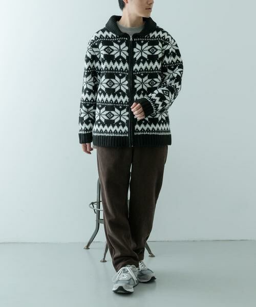 URBAN RESEARCH ITEMS / アーバンリサーチ アイテムズ ニット・セーター | カウチン ジップアップ ニットジャケット | 詳細17