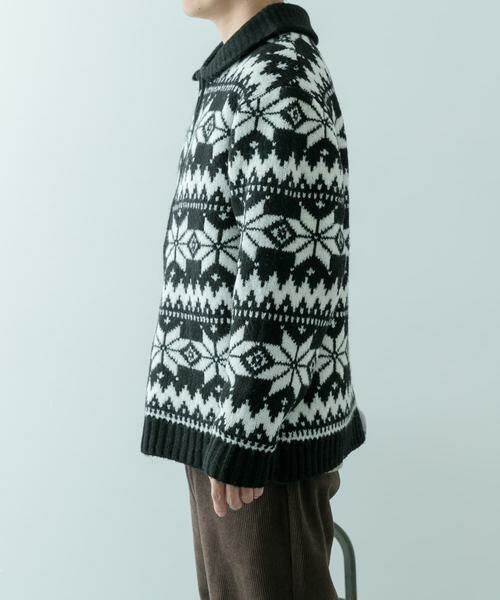 URBAN RESEARCH ITEMS / アーバンリサーチ アイテムズ ニット・セーター | カウチン ジップアップ ニットジャケット | 詳細19