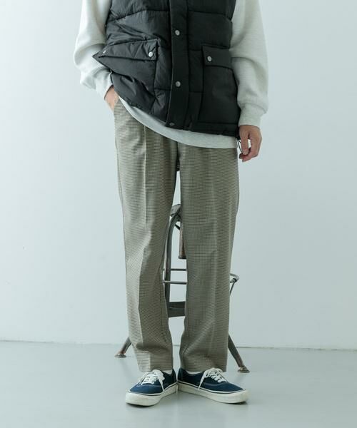 URBAN RESEARCH ITEMS / アーバンリサーチ アイテムズ その他パンツ | ガンクラブチェック テーパードパンツ | 詳細25