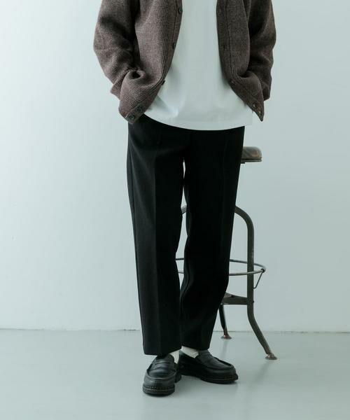 URBAN RESEARCH ITEMS/アーバンリサーチ アイテムズ 高機能 ジャージーメルトン トラウザー ブラック L URBAN RESEARCH ITEMS/アーバンリサーチ アイテムズ 高機能 ジャージーメルトン トラウザー ブラック L