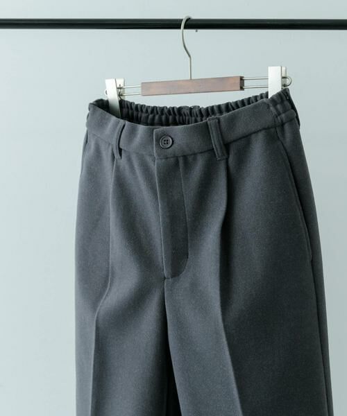 URBAN RESEARCH ITEMS/アーバンリサーチ アイテムズ 高機能 ジャージーメルトン トラウザー チャコールグレー M URBAN RESEARCH ITEMS/アーバンリサーチ アイテムズ 高機能 ジャージーメルトン トラウザー チャコールグレー M