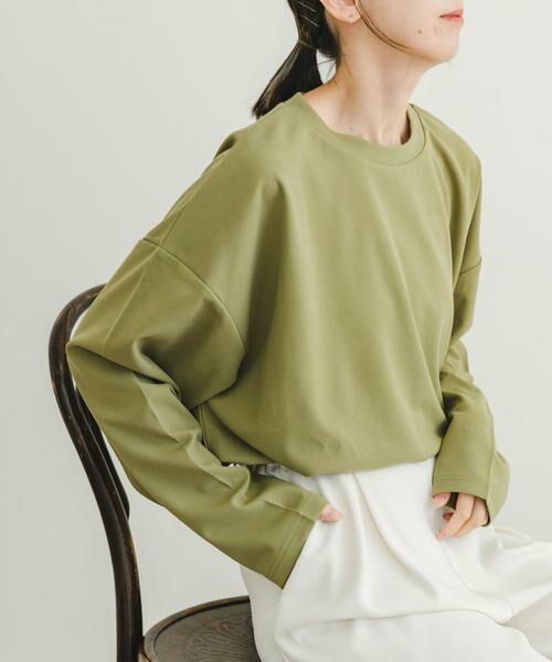 URBAN RESEARCH ITEMS / アーバンリサーチ アイテムズ Tシャツ | カットジョーゼットロングTシャツ | 詳細1