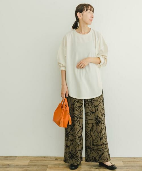 URBAN RESEARCH ITEMS / アーバンリサーチ アイテムズ Tシャツ | カットジョーゼットロングTシャツ | 詳細12