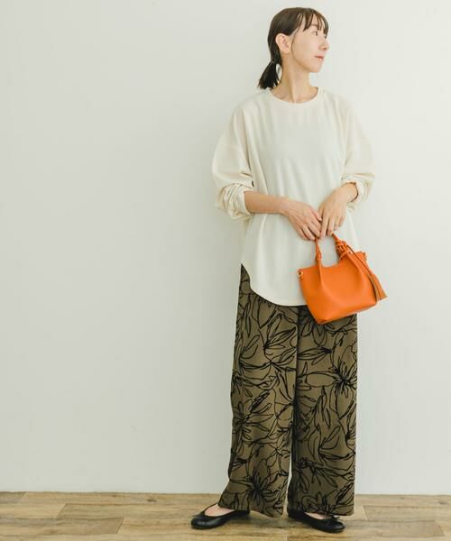 URBAN RESEARCH ITEMS / アーバンリサーチ アイテムズ Tシャツ | カットジョーゼットロングTシャツ | 詳細13