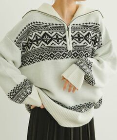 URBAN RESEARCH ITEMS / アーバンリサーチ アイテムズ ニット・セーター | ハーフジップニット