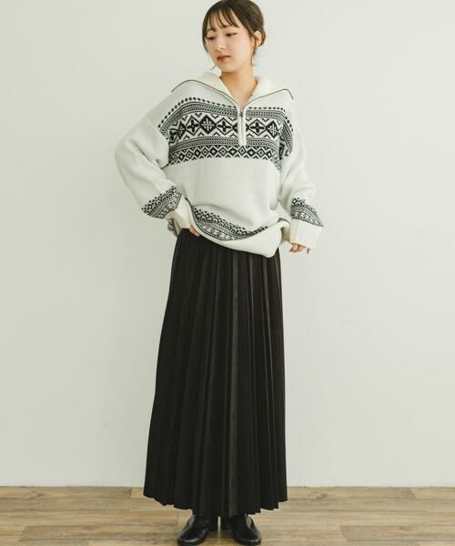 URBAN RESEARCH ITEMS / アーバンリサーチ アイテムズ ニット・セーター | ハーフジップニット | 詳細3