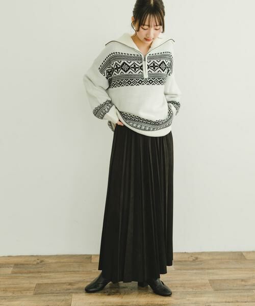 URBAN RESEARCH ITEMS / アーバンリサーチ アイテムズ ニット・セーター | ハーフジップニット | 詳細4