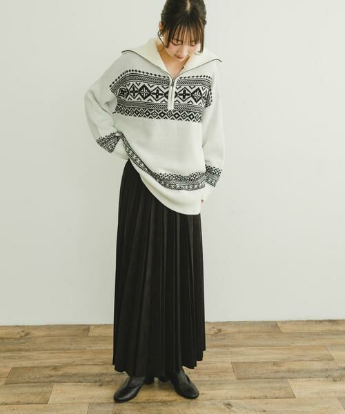 URBAN RESEARCH ITEMS / アーバンリサーチ アイテムズ ニット・セーター | ハーフジップニット | 詳細5