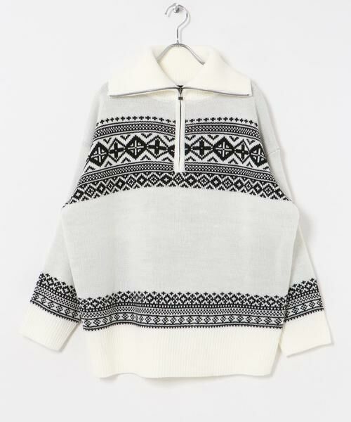 URBAN RESEARCH ITEMS / アーバンリサーチ アイテムズ ニット・セーター | ハーフジップニット | 詳細6