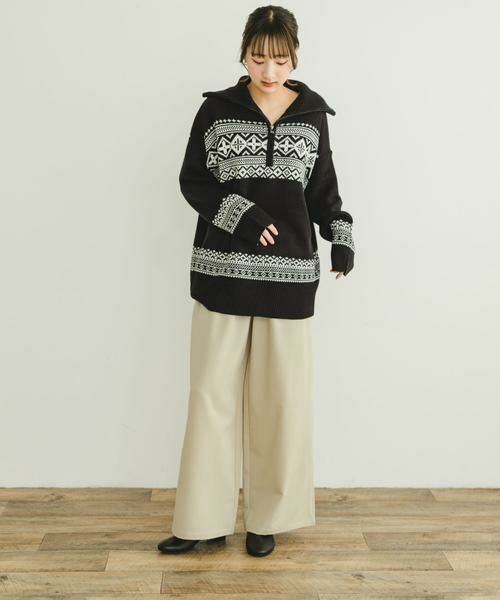 URBAN RESEARCH ITEMS / アーバンリサーチ アイテムズ ニット・セーター | ハーフジップニット | 詳細15