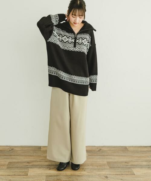 URBAN RESEARCH ITEMS / アーバンリサーチ アイテムズ ニット・セーター | ハーフジップニット | 詳細16