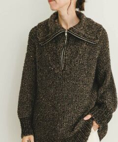 URBAN RESEARCH ITEMS / アーバンリサーチ アイテムズ ニット・セーター | ハーフジップラメニット