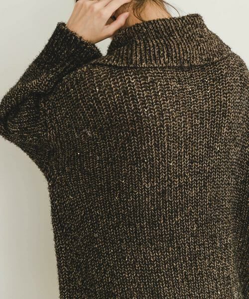URBAN RESEARCH ITEMS / アーバンリサーチ アイテムズ ニット・セーター | ハーフジップラメニット | 詳細3