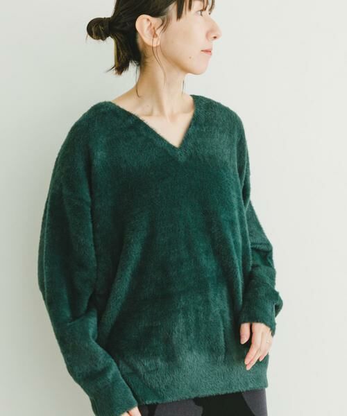 URBAN RESEARCH ITEMS / アーバンリサーチ アイテムズ ニット・セーター | ミニシャギーVネックニット | 詳細2