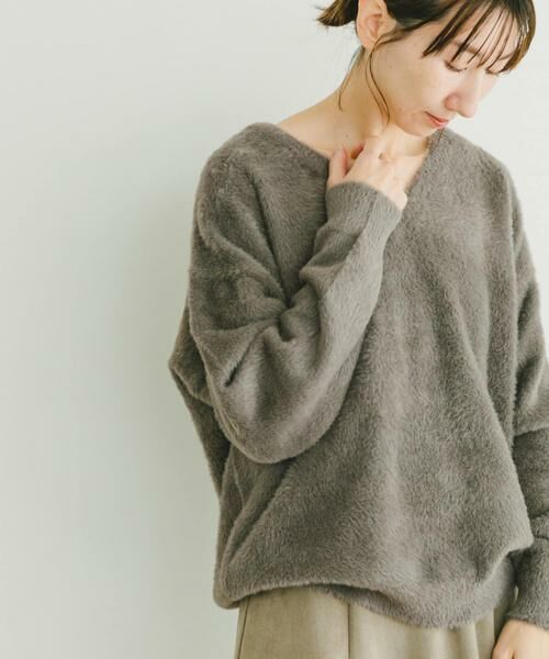 URBAN RESEARCH ITEMS / アーバンリサーチ アイテムズ ニット・セーター | ミニシャギーVネックニット | 詳細20