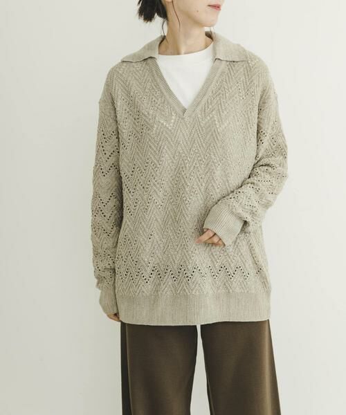 URBAN RESEARCH ITEMS / アーバンリサーチ アイテムズ ニット・セーター | スキッパーニットプルオーバー | 詳細4