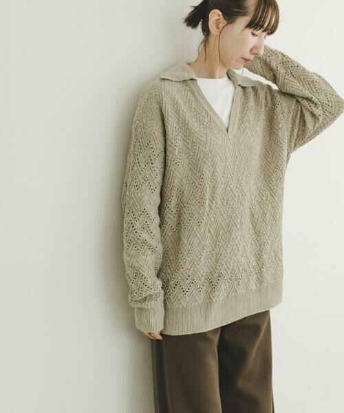 URBAN RESEARCH ITEMS / アーバンリサーチ アイテムズ ニット・セーター | スキッパーニットプルオーバー | 詳細5