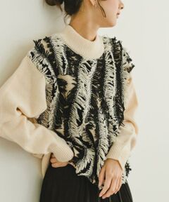 URBAN RESEARCH ITEMS / アーバンリサーチ アイテムズ ニット・セーター | フリンジプチハイニット