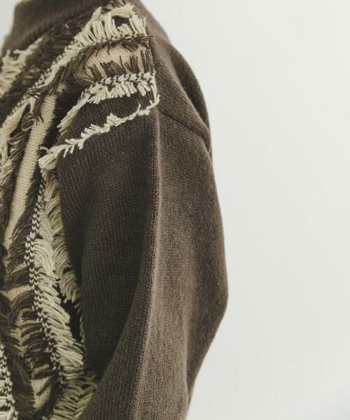 URBAN RESEARCH ITEMS / アーバンリサーチ アイテムズ ニット・セーター | フリンジプチハイニット | 詳細10