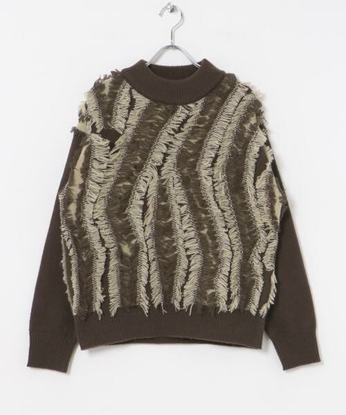 URBAN RESEARCH ITEMS / アーバンリサーチ アイテムズ ニット・セーター | フリンジプチハイニット | 詳細11