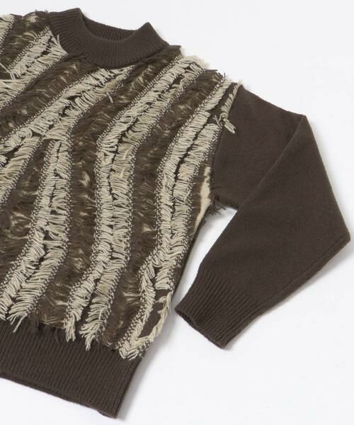 URBAN RESEARCH ITEMS / アーバンリサーチ アイテムズ ニット・セーター | フリンジプチハイニット | 詳細12