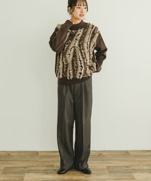 URBAN RESEARCH ITEMS / アーバンリサーチ アイテムズ ニット・セーター | フリンジプチハイニット | 詳細3