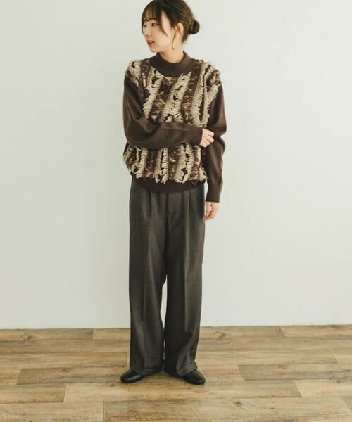 URBAN RESEARCH ITEMS / アーバンリサーチ アイテムズ ニット・セーター | フリンジプチハイニット | 詳細4