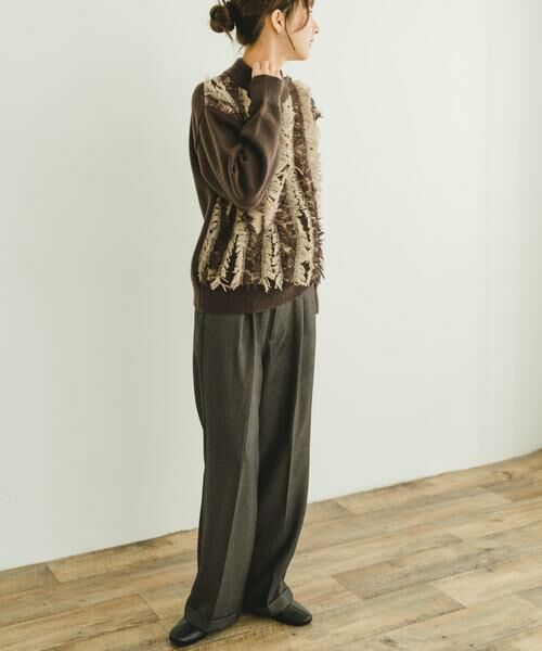 URBAN RESEARCH ITEMS / アーバンリサーチ アイテムズ ニット・セーター | フリンジプチハイニット | 詳細5