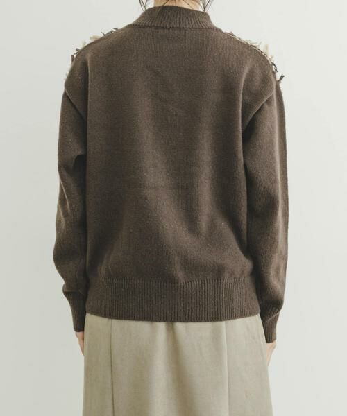 URBAN RESEARCH ITEMS / アーバンリサーチ アイテムズ ニット・セーター | フリンジプチハイニット | 詳細8