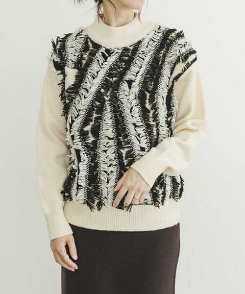 URBAN RESEARCH ITEMS / アーバンリサーチ アイテムズ ニット・セーター | フリンジプチハイニット | 詳細20
