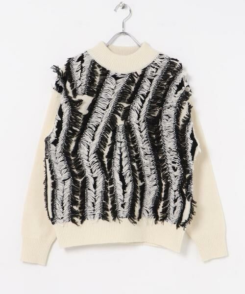 URBAN RESEARCH ITEMS / アーバンリサーチ アイテムズ ニット・セーター | フリンジプチハイニット | 詳細23