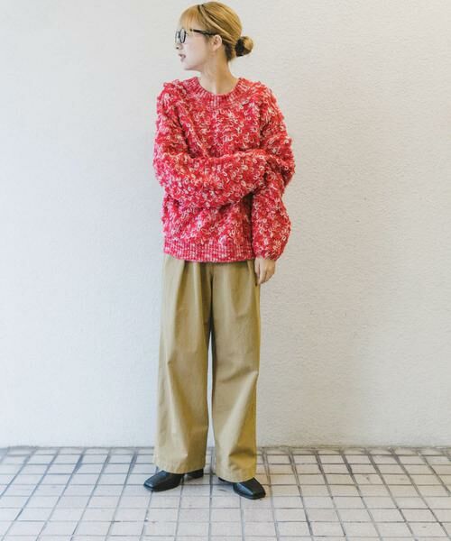 URBAN RESEARCH ITEMS / アーバンリサーチ アイテムズ ニット・セーター | ループ編みミックスニット | 詳細5